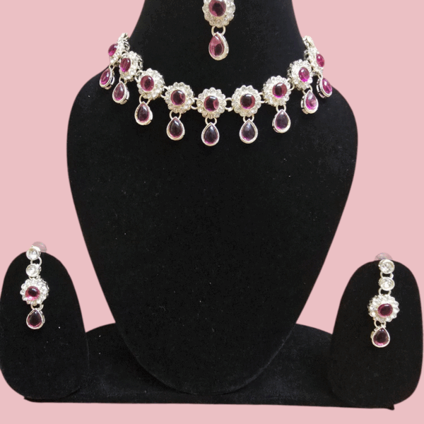 Pink Necklace set